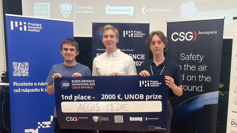 2nd Victory at the EUDIS Hackathon: Aegis Medic Wins in Prague